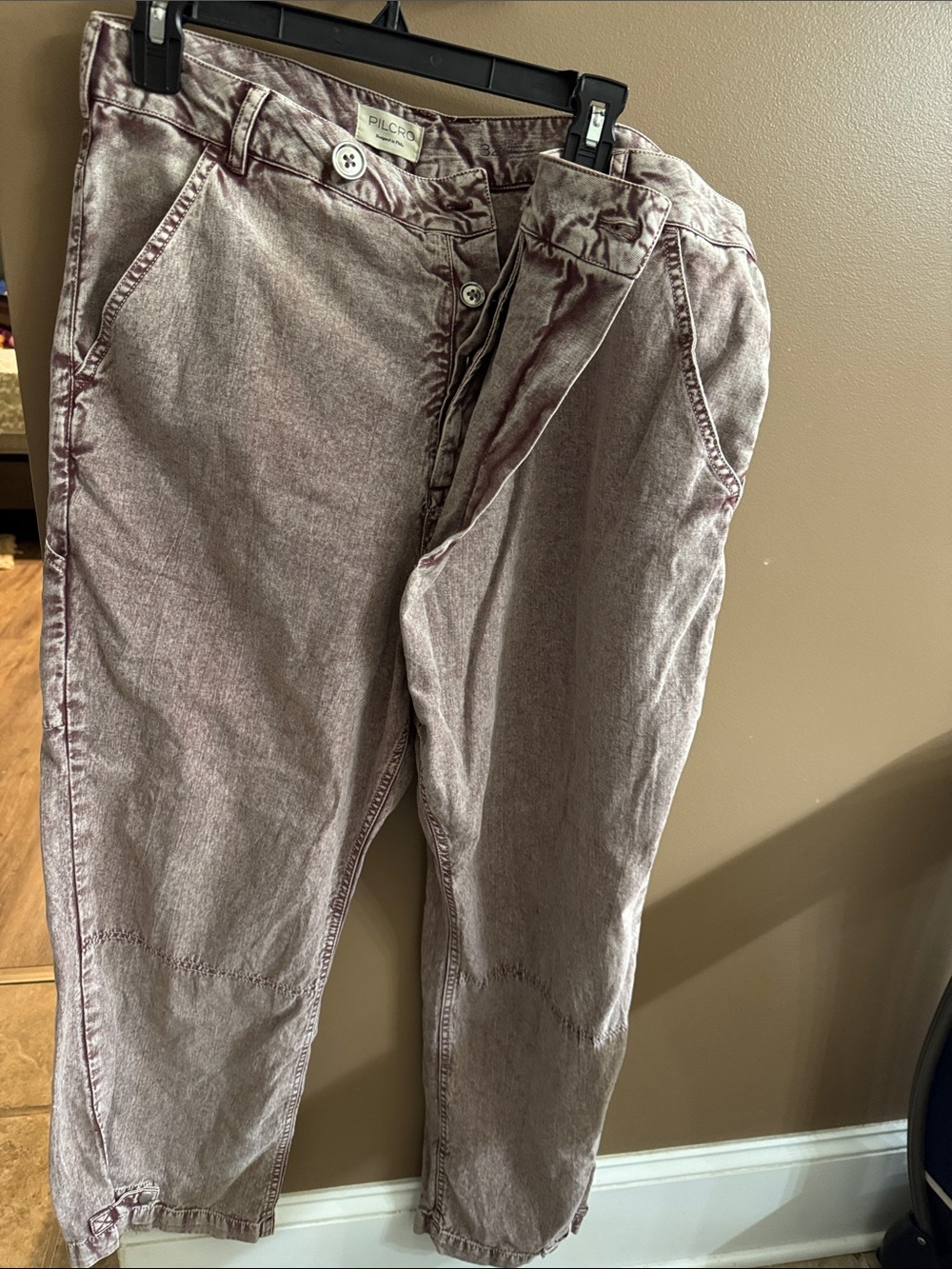 Apostrophe Mauve-Toned Chino Pants